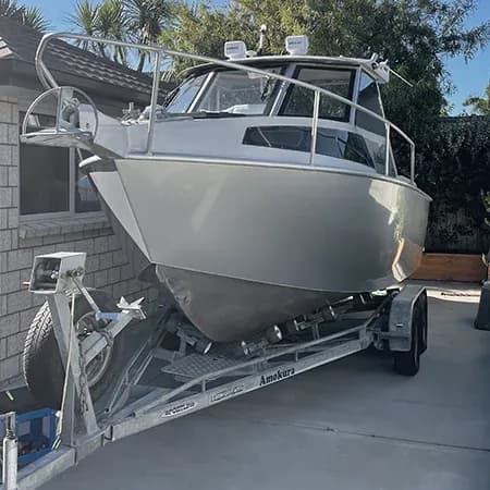 Boat restyling wrap by Wrap Culture